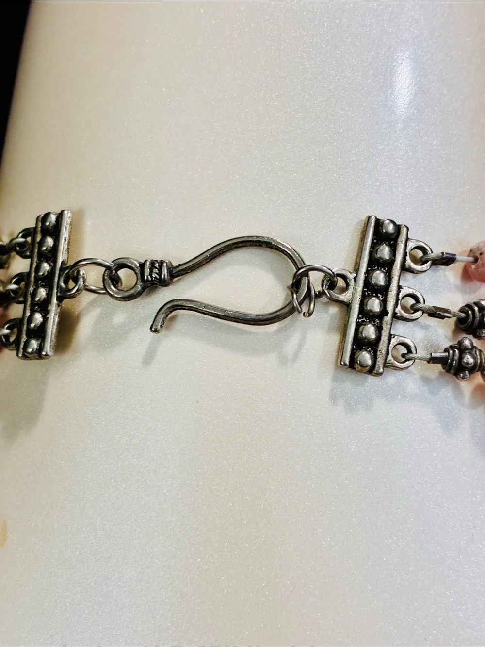 Handmade Elegant Pink Natural Stone Beaded Layered Necklace - Women Jewelry READ
